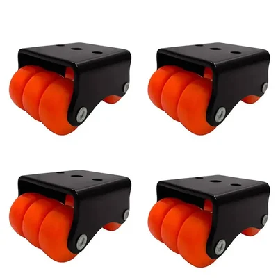 Ackwheel 22 mm Mini Sixer Plate type Castor Wheel, Load Capacity 100 Kg (Pack of 4 pcs)